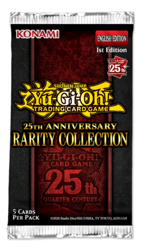 Yugioh Rarity Collection 25th Anniversary - Booster Pack