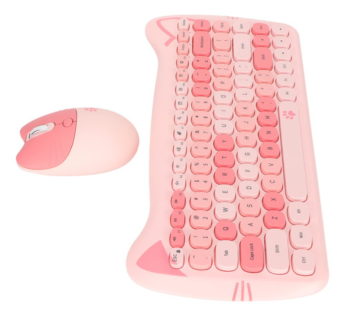 Combo Teclado Inalambrico Mouse Diseño Ergonomico Tecnologia