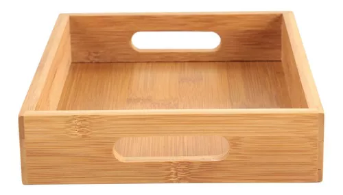 Bandeja excellent houseware 43.7x29.5cm en bambu 784200290 - Home Sentry