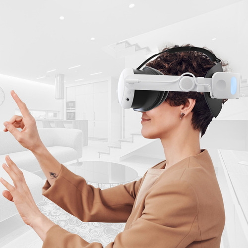 Lentes De Realidad Virtual For Meta Quest 3 Tener Batería