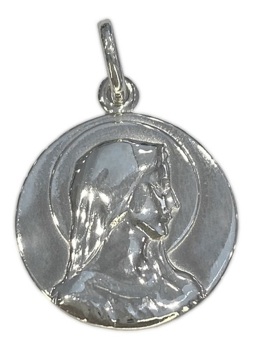 Medalla De Plata 925 De La Virgen Niña
