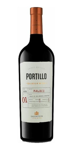 Pack X 6 Unid Vino  Malbec 750 Cc Portillo Vinos Varietales