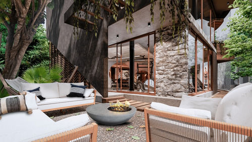 Departamento En Venta En Tulum, Quintana Roo, Siwá Élevé, Jungle Con Alberca Privada