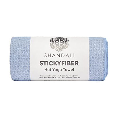 Shandali Hot Yoga Towel - Toalla De Yoga De Fibra Adhesiva,