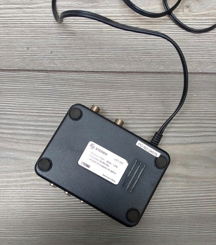 Imagen 5 de 5 de Convertidor Rca A Coaxial Con Ajuste Para Canal 3
