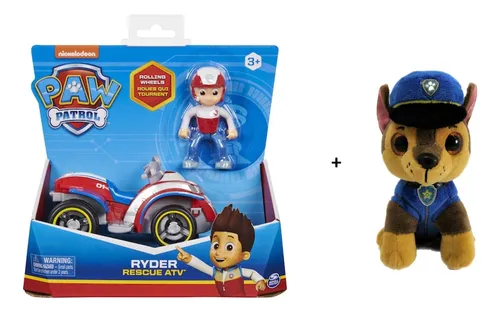  Paw Patrol, Ryder's Rescue ATV Vehículo con figura