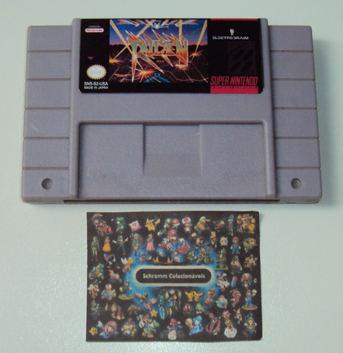 Cartucho Raiden Densetsu Para Super Nintendo