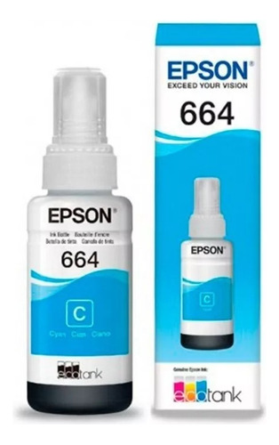 Epson 664 Cian Ecotank 70ml