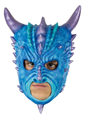 Máscara Luchador Drago De La Triple Aaa Disfraz Fiesta Color Gris Oscuro