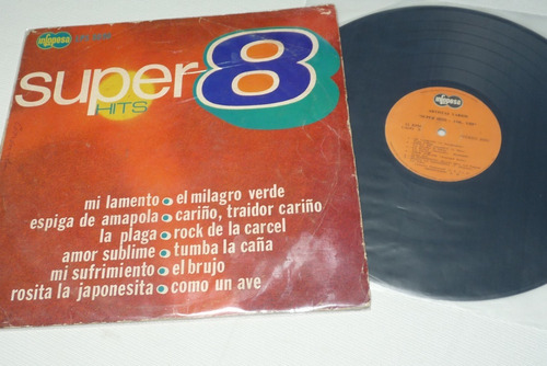 Jch- Super Hits V8 Juaneco Topacio Mirlos Johnny Mara Ect Lp