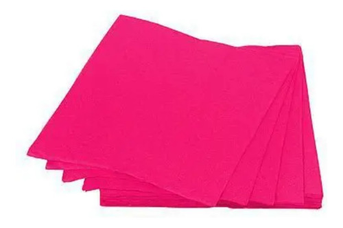 Guardanapos De Papel Folha Dupla Rosa Pink 32x32 20 Un. Full