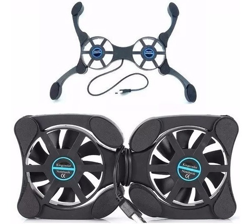 Base Fan Cooler Plegable Laptop 14¨ Consola Dvd Somos Tienda