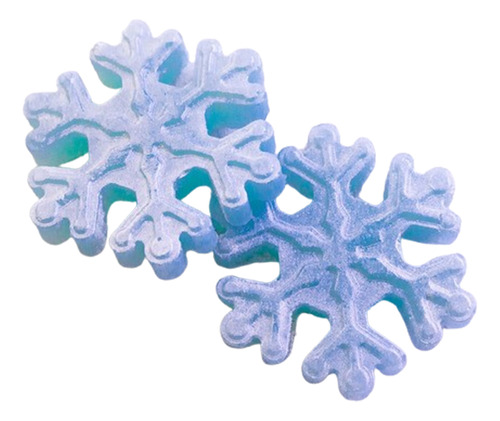 Molde Forma Silicone Floco De Neve 2cav. Ib-1702