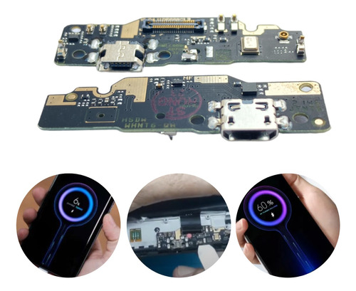 Placa Conector Dock Carga Redmi Note 6 Pro 1anodegarantia