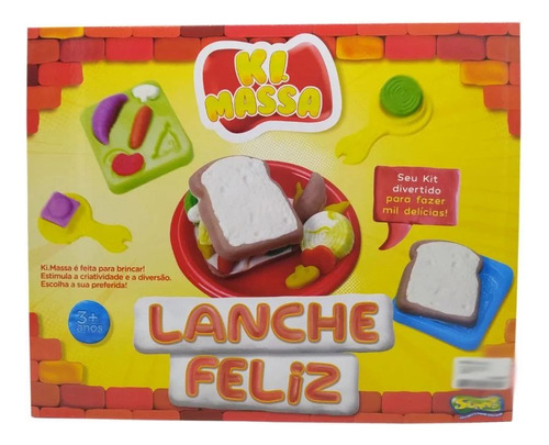 Ki Massa Conjunto Lanche Feliz Massinha Sunny 3003