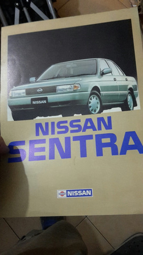 Nissan Sentra B13  Folleto En Español  2 Páginas Colección