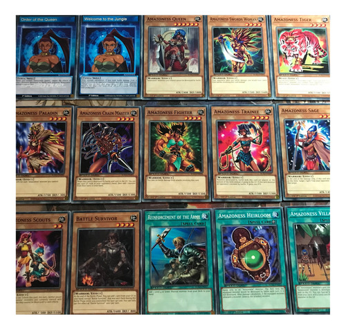 Deck Baraja Tania Sgx3 Inglés Amazoness Yu-gi-oh! Original