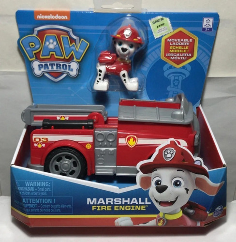 Paw Patrol Vehiculo Con Figura Srj