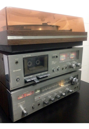 Som System Modulado 3x1 Sharp Sms 300b Vintage/revisado/top (Usado)