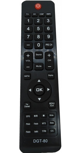 Control Remoto Para Tv Aoc Envision Le19w037 Lc32w033