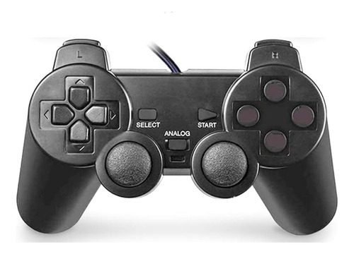 Control Alámbrico Compatible Con Ps2 Liso 01