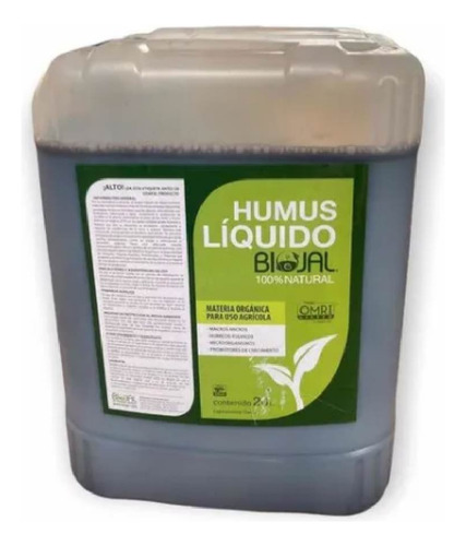 Humus De Lombriz Liquido Concentrado Floral, Plantas 10 Lts