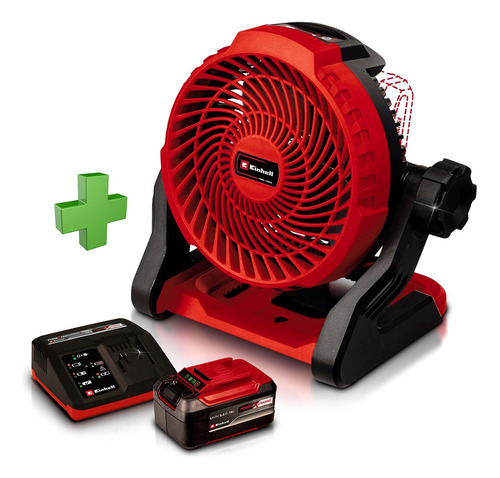 Imagen 1 de 10 de Ventilador Portatil Inalambrico Einhell 18cm Bateria 5,2 Amp