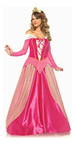 Leg Avenue Women's Princess Aurora Costume, Pink, Medium