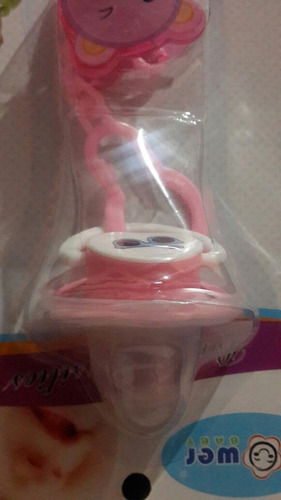 Imagen 3 de 10 de Chupon Con Sujetador Para Bebes