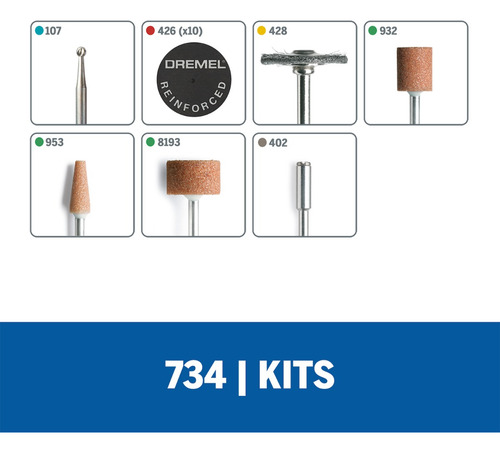 Micro Kit Dremel 734 Metal 16 Piezas