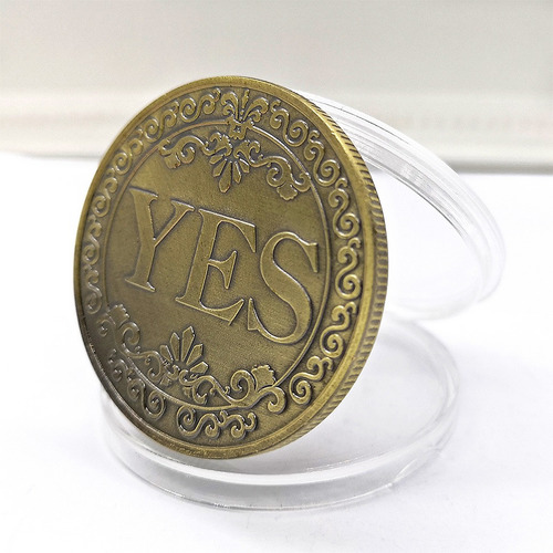 Imagen 6 de 9 de Sí/no Decisión De Bronce Colección Conmemorativa De