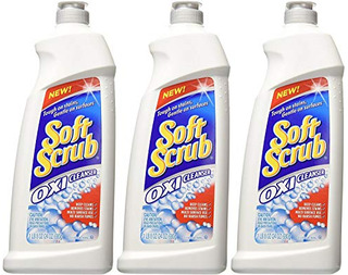Limpiador Soft Scrub Oxi, 24 Onzas, (paquete De 3)