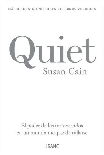 Libro: Quiet, El Poder De Los Introvertidos En Un Mundo ....