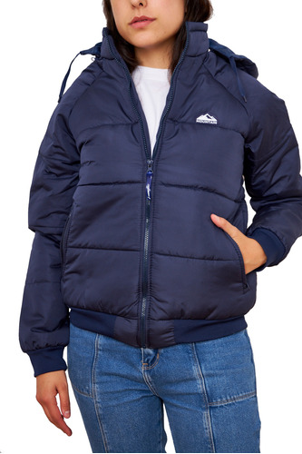 Campera De Mujer Impermeable Abrigo Capucha C.art 445