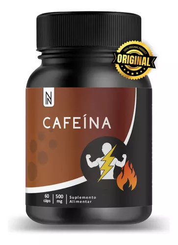 Cafeína Suplemento Energético 60 Cápsulas Naturally