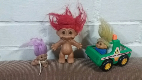 Lote De 3 Trolls Originales Russ Años 80/90