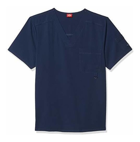 Blusa Médica Dickies Para Hombre Xtreme Strech Con Cuello En