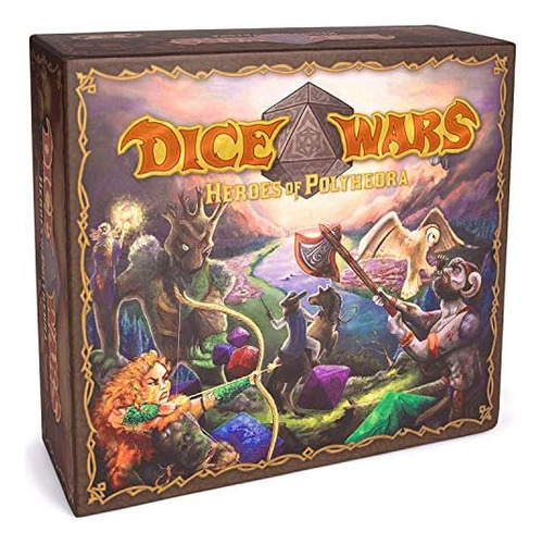 Wiz Dice - Dice Wars: Heroes Of Polyhedra - Juego De Mesa De