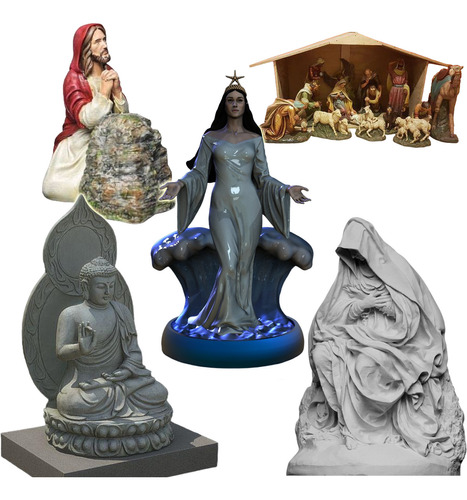 Pack Stl Religião - Impressão 3d + Atualizações