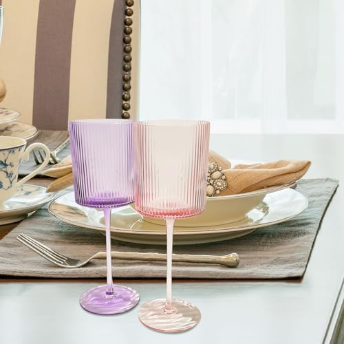 Whatamug Juego De 4 Copas De Vino Cuadradas, Copas De Vino B