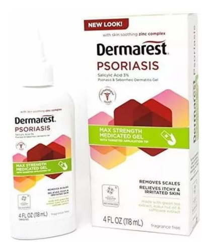 Gel De Tratamiento Medicado Para La Psoriasis Dermarest