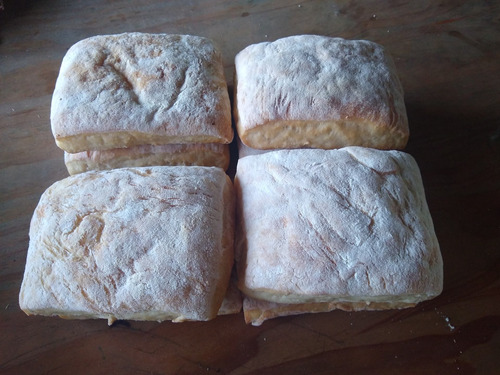 Pan Ciabattas Artesanales,x Kilo,ideales Para Sanwich.