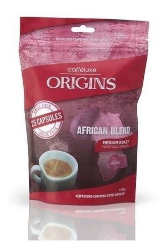 Cápsulas African Blend - Pct C/ 25 Unid (padrão Nespresso)