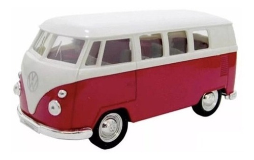 Miniatura Volkswagemn Kombi Kinsmart Chaveiro 1962 Fricção