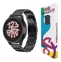Comprar Pulseira De Aço Inoxidavel Marca 123smart 22mm Compativel Com Samsung Galaxy Watch 46mm R800 Gear S3 Classic Frontier Galaxy Watch 3 45mm Gear 2 Hitwear Psw02pm Gt 2 Gt 3 Gt 4 46mm - Cor Preto