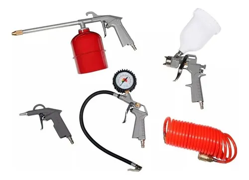 Kit De Aire 5 Piezas Para Compresor Rongpeng - Sas
