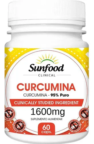Cápsulas de curcumina 1600 mg 95% estabilizadas y concentradas