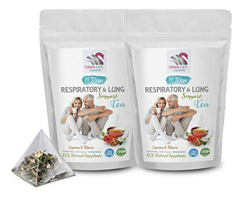 Té Respiratorio Y Pulmonar 14 Días - Canela, Astrágalo, Ment