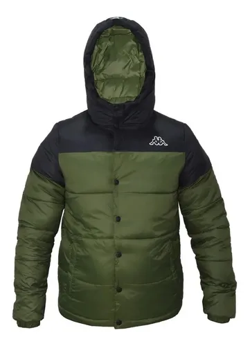 Campera Abrigo Kappa Banda Aochi Capucha Hombre Original