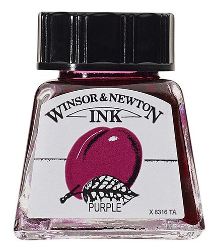 Tinta Nanquim Winsor & Newton Roxa Purple 14ml